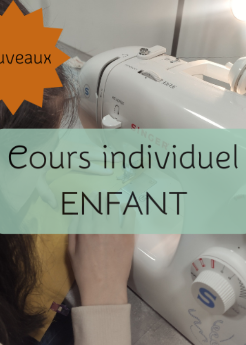 Cours particulier de couture enfant